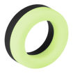 Picture of F-19: 100% LIQUID SILICONE 2 TONE C-RING - Black & Glow