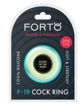 Image de F-19: 100% LIQUID SILICONE 2 TONE C-RING - Noir et Glow in the dark