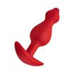 Image de F-78: POINTEE 100% SILICONE PLUG - Rouge Large