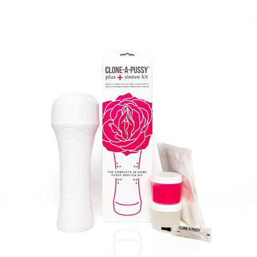 Picture of Clone A Pussy Plus Sleeve Kit - Hot Pink, Hot Pink