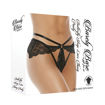 Picture of BUTTERFLY STRAP LACE THONG PANTY, BLACK - O/S