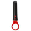 Kink-Power-Play-with-Silicone-Grip-Ring-Black-Red