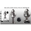 Black-Gem-Anal-Plug-Medium