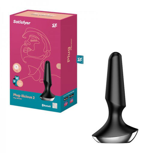 Picture of SATISFYER - PLUG-ILICIOUS 2 - BLACK
