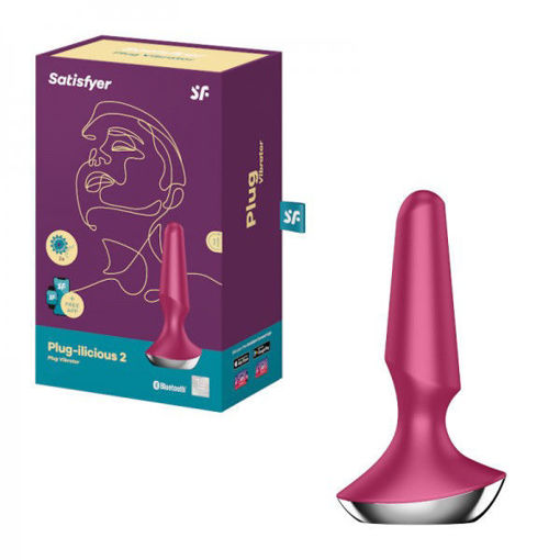 Picture of SATISFYER - PLUG-ILICIOUS 2 - BERRY