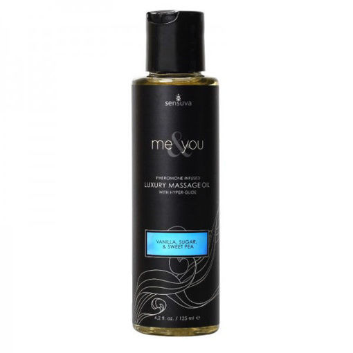 Picture of MASSAGE OIL - VANILLA. SUGAR, & SWEET PEA - 125ML