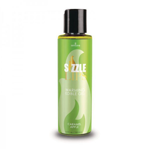 Picture of SIZZLE LIPS - WARMING GEL - CARAMEL APPLE - 125ML