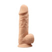 Image de Silexd 8.5 Model 1 With Vibration - Flesh , Thermo Reactive Premium Silicone Memory dildo