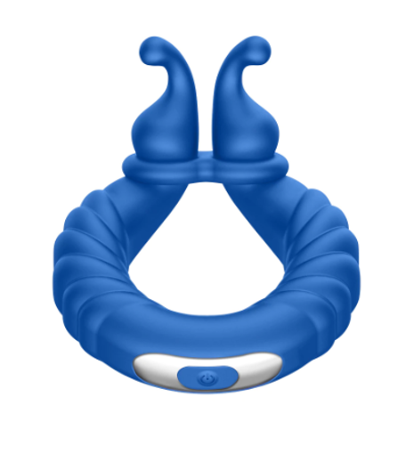 Picture of F-24: TEXTURED VIBRATING COCKRING- BLUE