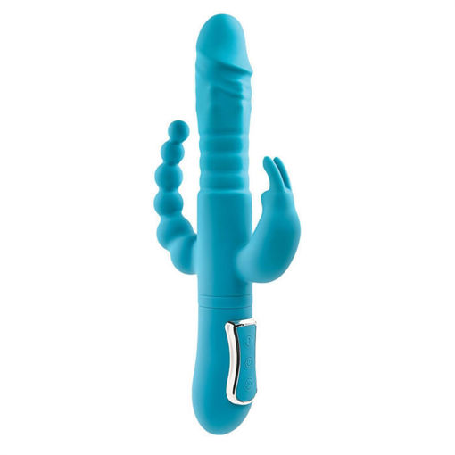 Picture of Eve's Thrusting Triple Joy Rabbit - Silicone