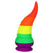 Picture of Octopus Tentacle silicone dildo rainbow Ecopack
