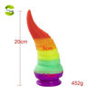 Image de Octopus Tentacle silicone dildo rainbow Ecopack