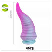 Image de Octopus Tentacle silicone dildo purple Ecopack