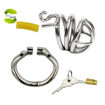 Image de Cage de chasteté acier inoxydable model master 1 ecopack 