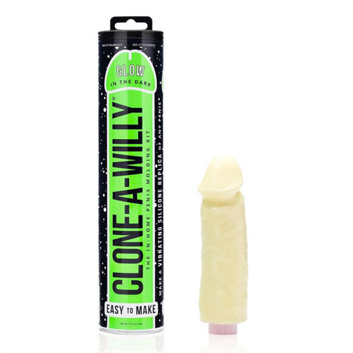 Clone-A-Willy Green Glow in the Dark - Silicone