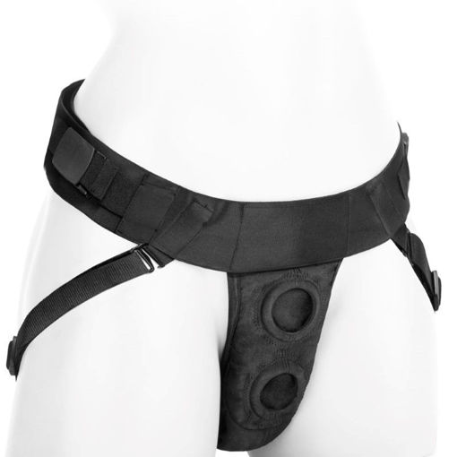 Image de OS/XL - WhipSmart Double Penetration Jock Strap Harness in OSXL