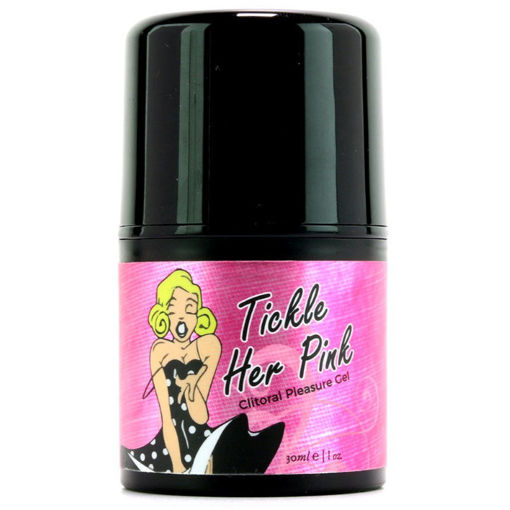 Image de Tickle Her Pink Clitoral Pleasure Gel Pump in 1oz/30ml
