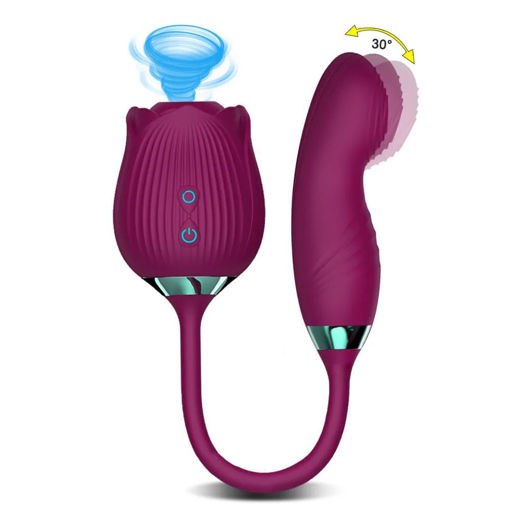 Image de Lisa - Rose Doubles Plaisirs- Stimulation du clitoris & point G