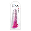 King-Cock-Clear-8-With-Balls-Pink