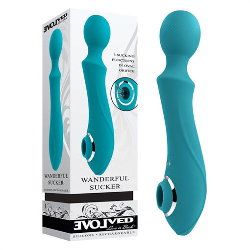 Image de Wanderful Sucker - Vibromasseur 2-en-1 Rechargeable en Silicone