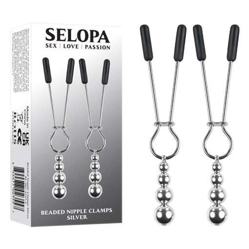 Beaded-Nipple-Clamps-Silver