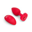 Picture of B-Vibe - Vibrating Heart Jewel Plug M/L - Rouge