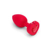 Picture of B-Vibe - Vibrating Heart Jewel Plug M/L - Rouge