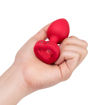 Image de B-Vibe - Vibrating Heart Jewel Plug M/L - Rouge