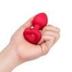 Picture of B-Vibe - Vibrating Heart Jewel Plug M/L - Rouge