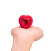 Picture of B-Vibe - Vibrating Heart Jewel Plug M/L - Rouge