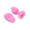 Image de B-Vibe - Vibrating Heart Jewel Plug S/M - Rose