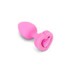 Image de B-Vibe - Vibrating Heart Jewel Plug S/M - Rose