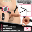 Picture of Size Matters - 2'' Vibrating Smooth Penis Sheath Remote - Beige