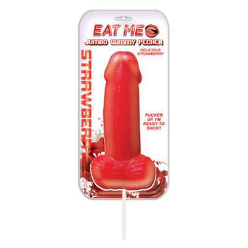 Picture of Jumbo Gummy Pecker - Strawberry Flavor