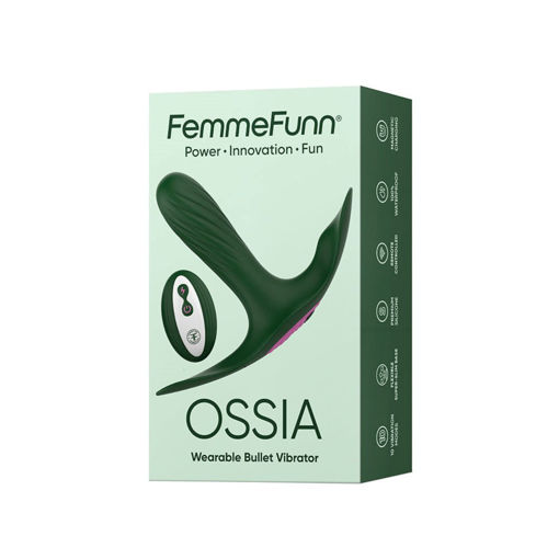 Image de OSSIA - REMOTE CONTROLLED WEARABLE BULLET VIBRATOR - GREEN