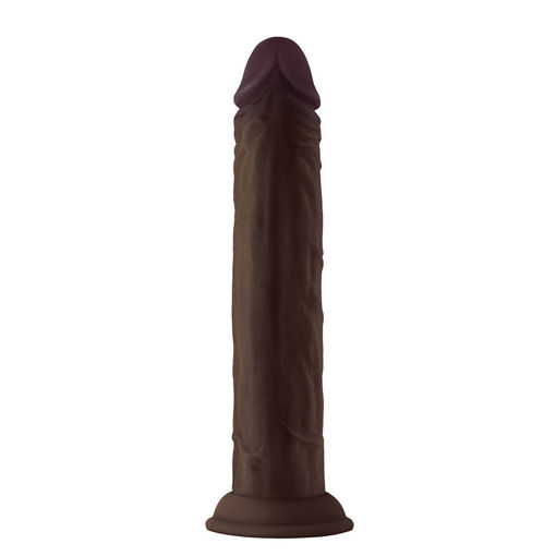 Image de Shaft - Model J 9.5" Liquid Silicone Dong - Mahogany