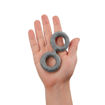Picture of SHAFT - MODEL D - DOUBLE C-RING - GRAY - SIZE 1 - FLEXISKIN LIQUID SILICONE COCKRING