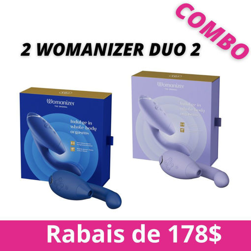 Image de Combo - Womanizer Duo 2 - Bleu + lila