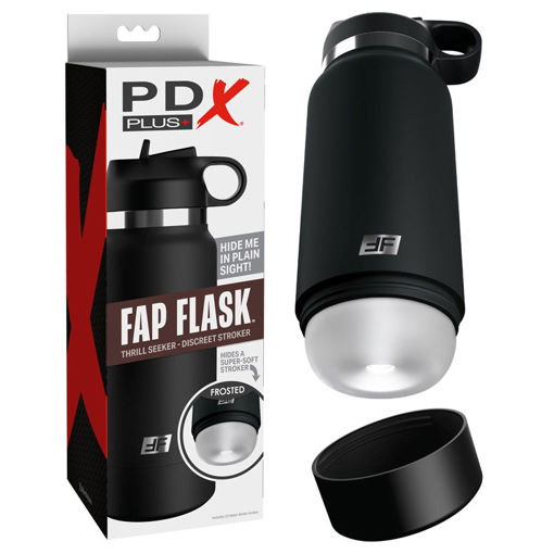 PDX-Plus-Fap-Flask-Thrill-Seeker-Frosted-Black